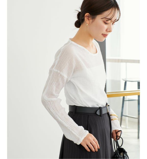 Plage「《WEB限定追加予約》LES ATELIERS FRANCAIS DE CONFECTION 別注 T-ブラウス」|シャツ・ブラウス|