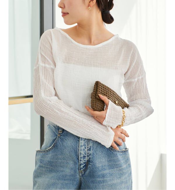 Plage「《WEB限定追加予約》LES ATELIERS FRANCAIS DE CONFECTION 別注 T-ブラウス」|シャツ・ブラウス|