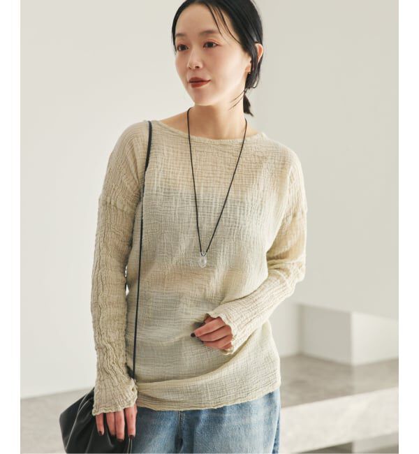 Plage「《WEB限定追加予約》LES ATELIERS FRANCAIS DE CONFECTION 別注 T-ブラウス」|シャツ・ブラウス|