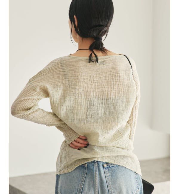 Plage「《WEB限定追加予約》LES ATELIERS FRANCAIS DE CONFECTION 別注 T-ブラウス」|シャツ・ブラウス|