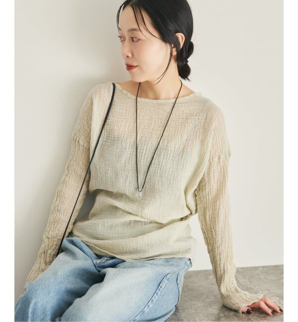 Plage「《WEB限定追加予約》LES ATELIERS FRANCAIS DE CONFECTION 別注 T-ブラウス」|シャツ・ブラウス|