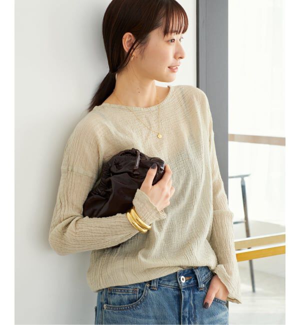 Plage「《WEB限定追加予約》LES ATELIERS FRANCAIS DE CONFECTION 別注 T-ブラウス」|シャツ・ブラウス|