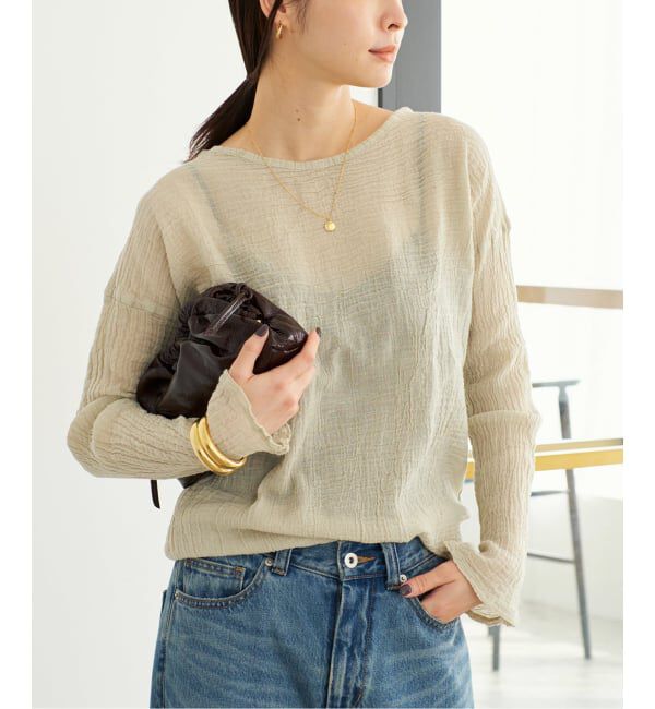 Plage「《WEB限定追加予約》LES ATELIERS FRANCAIS DE CONFECTION 別注 T-ブラウス」|シャツ・ブラウス|