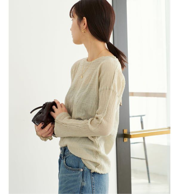 Plage「《WEB限定追加予約》LES ATELIERS FRANCAIS DE CONFECTION 別注 T-ブラウス」|シャツ・ブラウス|