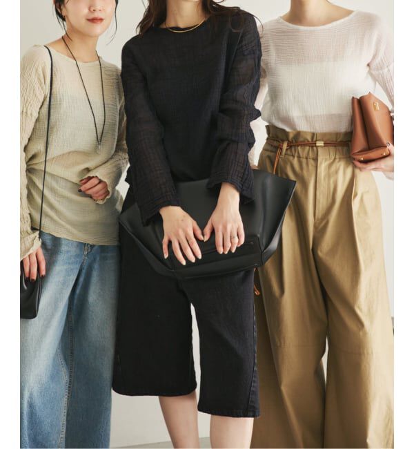 Plage「《WEB限定追加予約》LES ATELIERS FRANCAIS DE CONFECTION 別注 T-ブラウス」|シャツ・ブラウス|