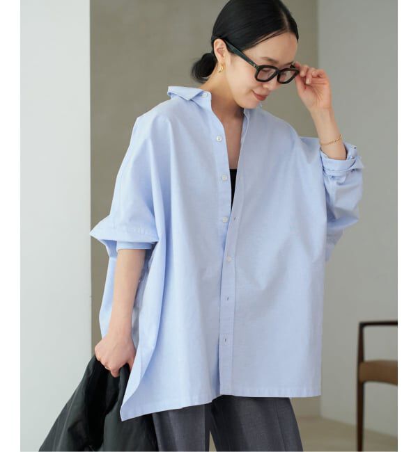 Plage「《追加予約》Light OX Poncho シャツ 2」|シャツ・ブラウス|