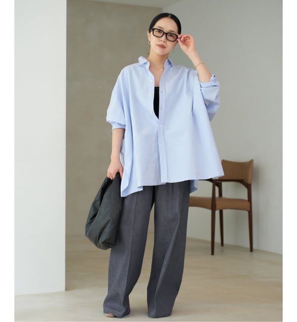 Plage「《追加予約》Light OX Poncho シャツ 2」|シャツ・ブラウス|