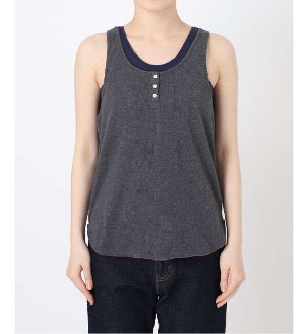 SLOBE IENA「ヘンリーパックタンク」|Tシャツ・カットソー|