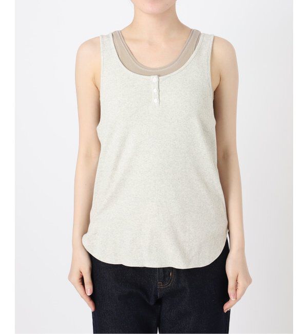 SLOBE IENA「ヘンリーパックタンク」|Tシャツ・カットソー|
