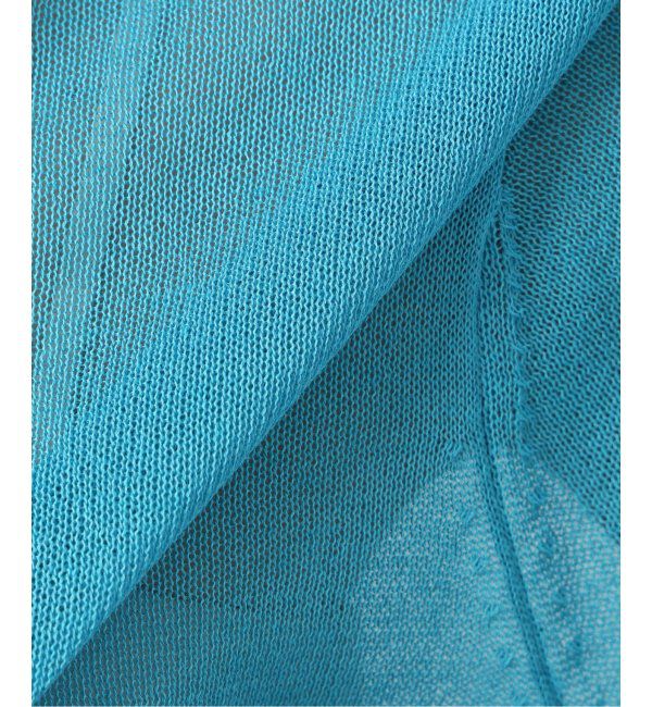 SLOBE IENA「《追加2》リネン混シアーカーディガン」|カーディガン|