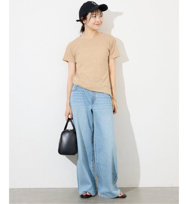 SLOBE IENA「《追加2》スラブ5分袖TEE」|Tシャツ・カットソー|