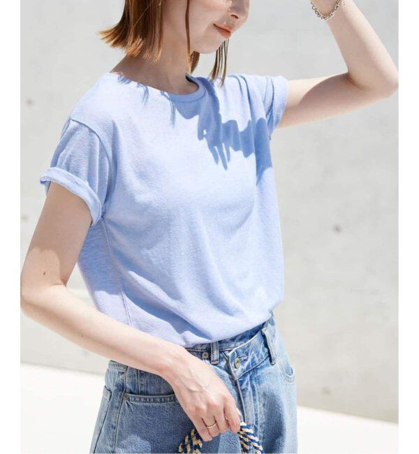 SLOBE IENA「《追加2》スラブ5分袖TEE」|Tシャツ・カットソー|