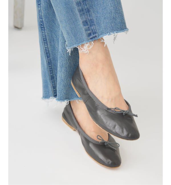 IENA「PORSELLI/ポルセリ 別注 SOLID BALLET バレエシューズ」|バレエシューズ|