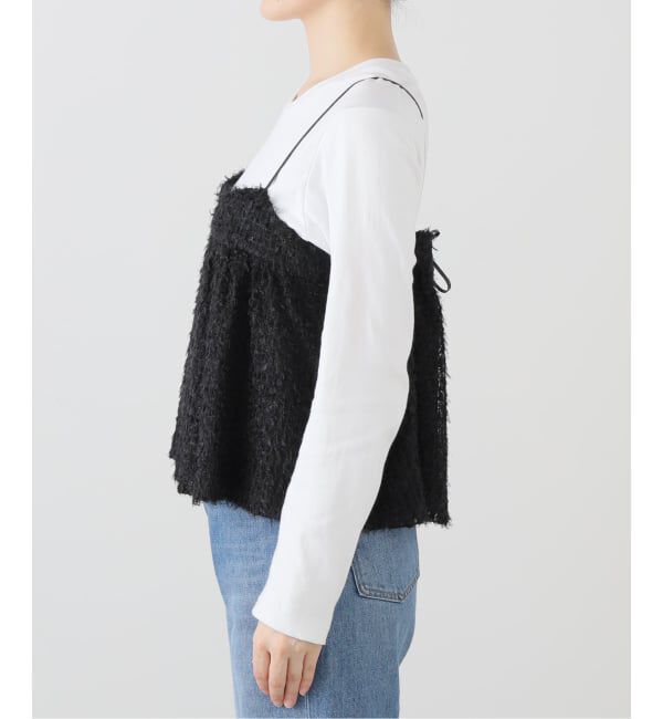 SLOBE IENA「シアーリボンキャミソール」|シャツ・ブラウス|