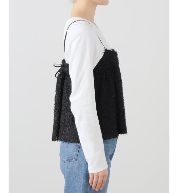 SLOBE IENA「シアーリボンキャミソール」|シャツ・ブラウス|