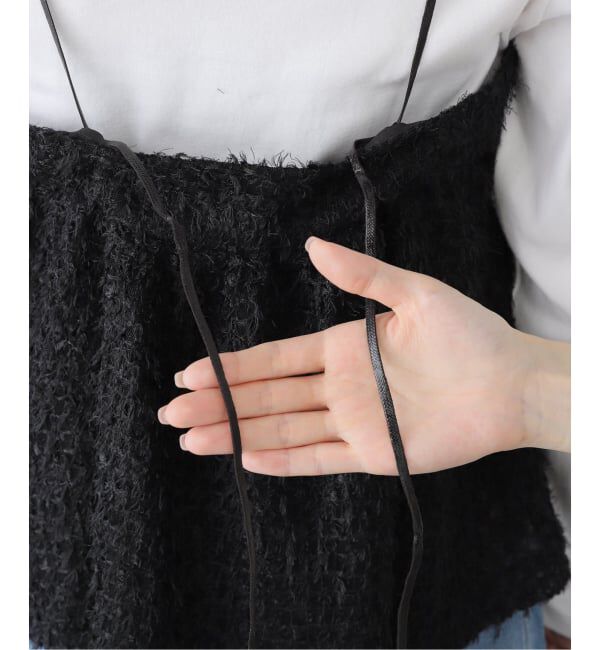 SLOBE IENA「シアーリボンキャミソール」|シャツ・ブラウス|