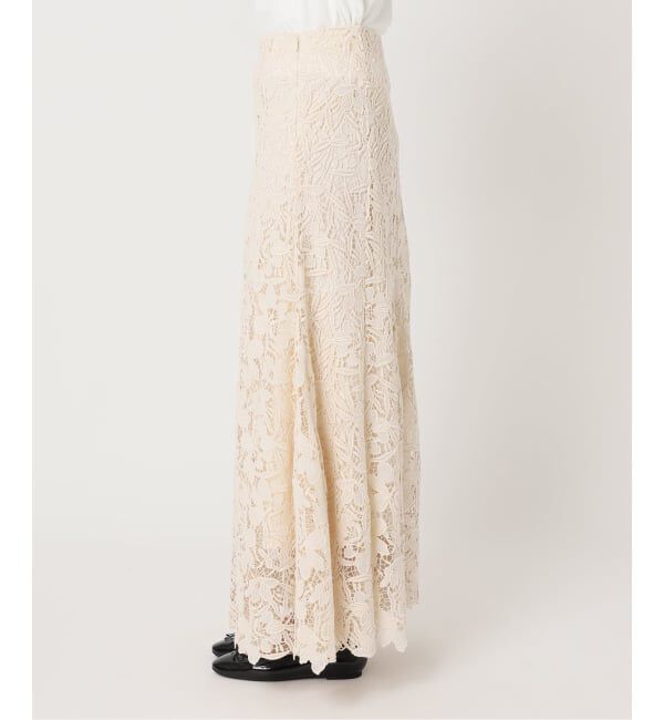 IENA「フラワーレース フレアスカート」|スカート|