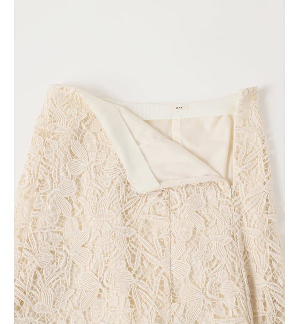 IENA「フラワーレース フレアスカート」|スカート|