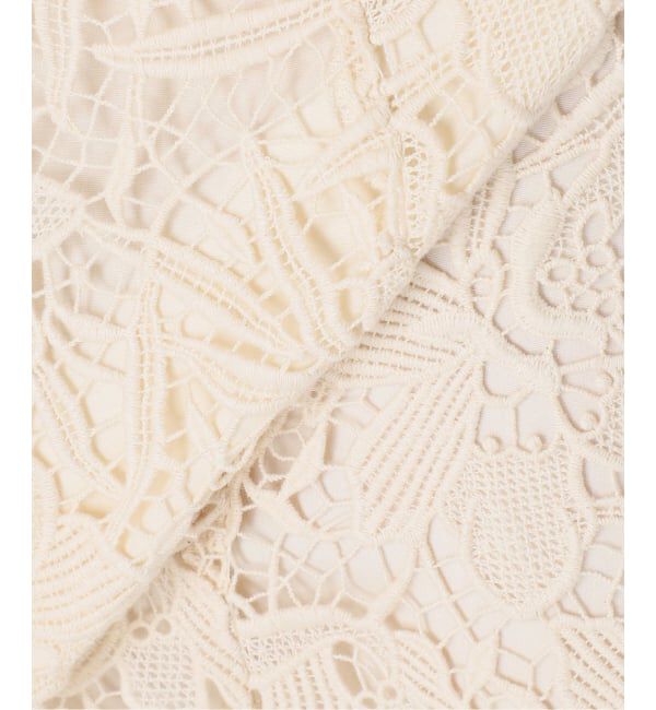 IENA「フラワーレース フレアスカート」|スカート|