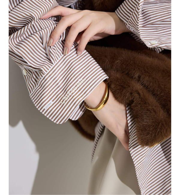 SLOBE IENA「《WEB限定/追加2》HAPPYCOLOR SHIRT」|シャツ・ブラウス|