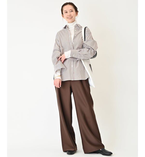 SLOBE IENA「《WEB限定/追加2》HAPPYCOLOR SHIRT」|シャツ・ブラウス|