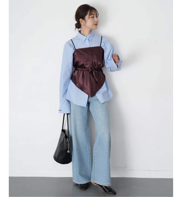 SLOBE IENA「《WEB限定/追加2》HAPPYCOLOR SHIRT」|シャツ・ブラウス|