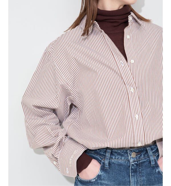 SLOBE IENA「《WEB限定/追加2》HAPPYCOLOR SHIRT」|シャツ・ブラウス|