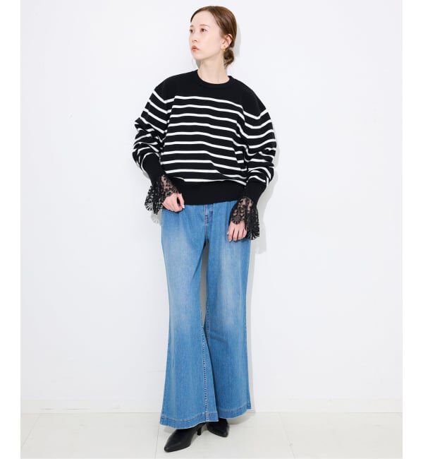 SLOBE IENA「スタンドレースブラウス」|シャツ・ブラウス|