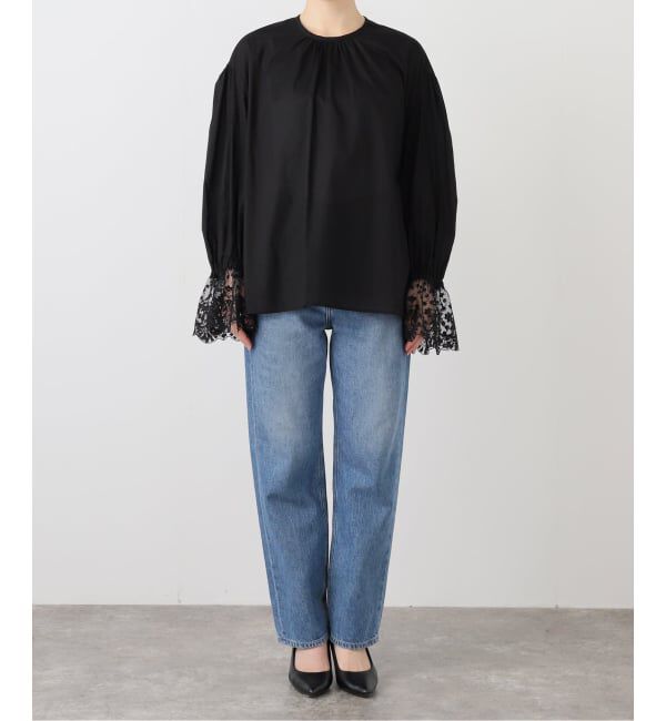 SLOBE IENA「スタンドレースブラウス」|シャツ・ブラウス|