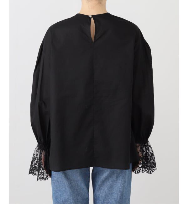 SLOBE IENA「スタンドレースブラウス」|シャツ・ブラウス|