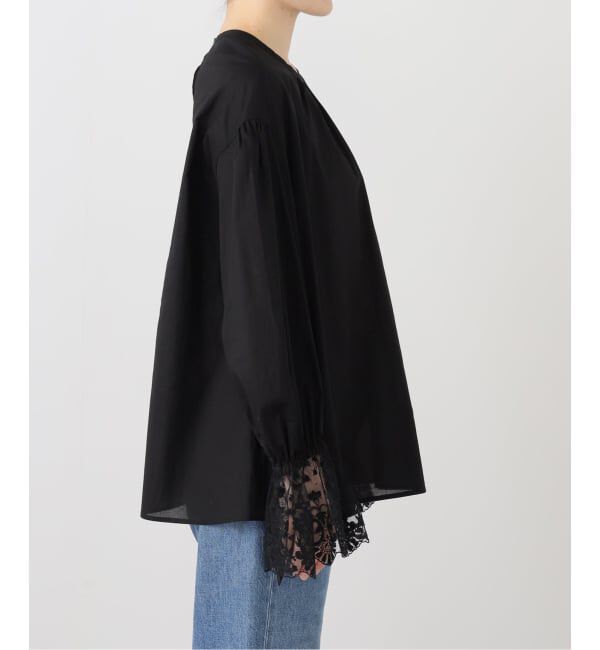 SLOBE IENA「スタンドレースブラウス」|シャツ・ブラウス|