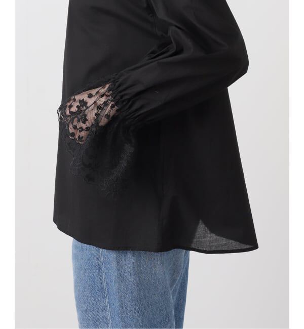 SLOBE IENA「スタンドレースブラウス」|シャツ・ブラウス|