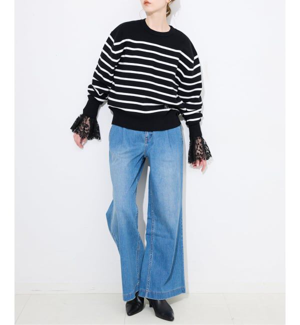 SLOBE IENA「スタンドレースブラウス」|シャツ・ブラウス|