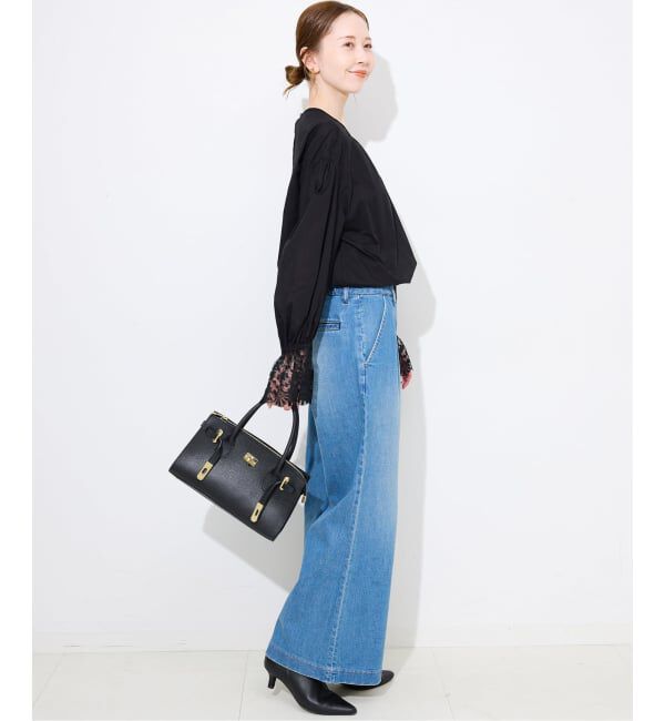 SLOBE IENA「スタンドレースブラウス」|シャツ・ブラウス|