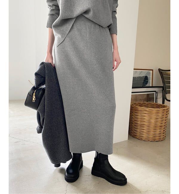 SLOBE IENA「《セットアップ対応可/WEB限定/追加》ミラノリブタイトスカート」|スカート|