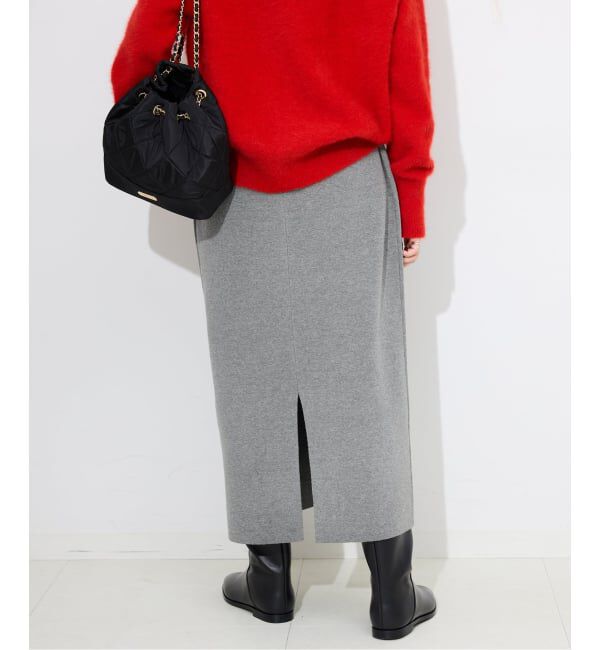 SLOBE IENA「《セットアップ対応可/WEB限定/追加》ミラノリブタイトスカート」|スカート|