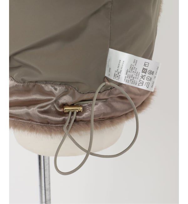 SLOBE IENA「《WEB限定/追加》FAKEファーフードブルゾン」|その他|