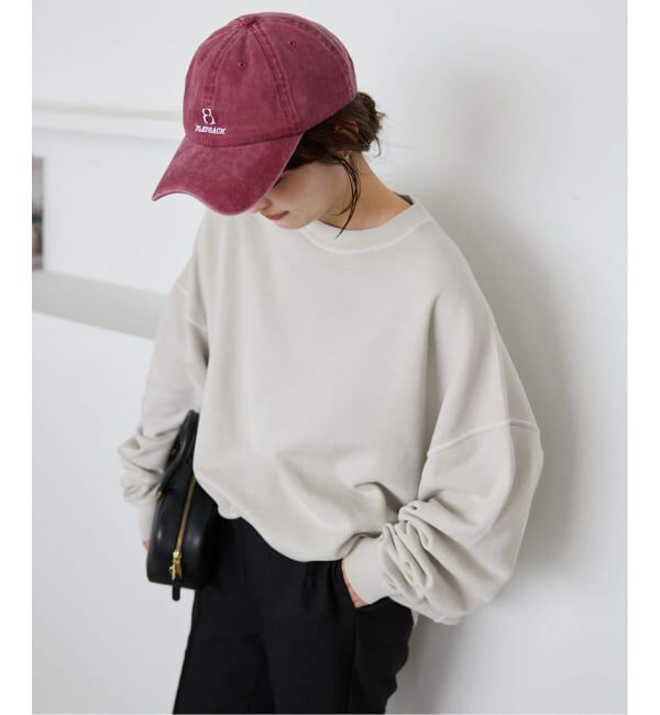 SLOBE IENA「《WEB限定/追加3》ビックシルエットピグメント裏毛プルオーバー」|スウェット・ジャージ|
