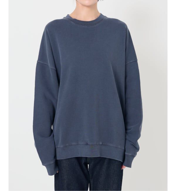 SLOBE IENA「《WEB限定/追加3》ビックシルエットピグメント裏毛プルオーバー」|スウェット・ジャージ|