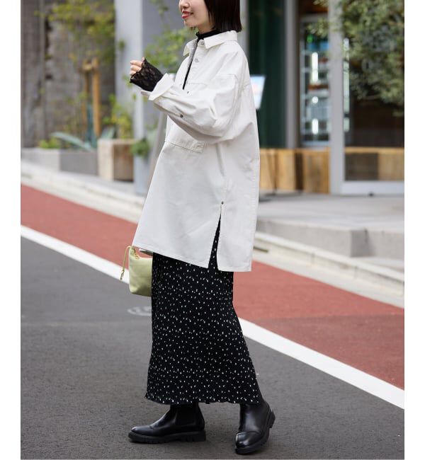 SLOBE IENA「LE DENIM フィールドオーバーチュニック」|シャツ・ブラウス|