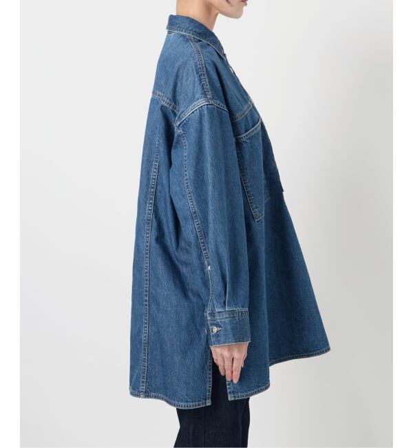 SLOBE IENA「LE DENIM フィールドオーバーチュニック」|シャツ・ブラウス|