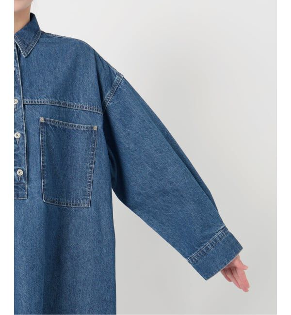 SLOBE IENA「LE DENIM フィールドオーバーチュニック」|シャツ・ブラウス|