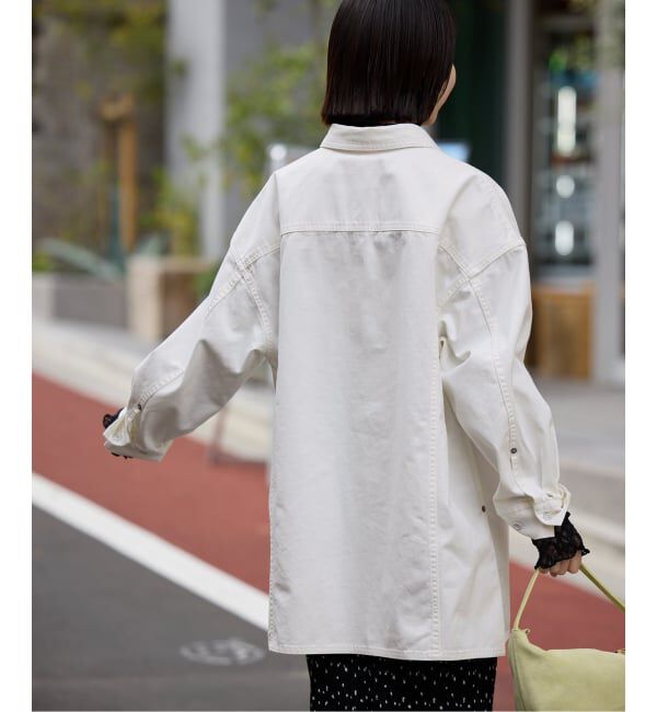 SLOBE IENA「LE DENIM フィールドオーバーチュニック」|シャツ・ブラウス|