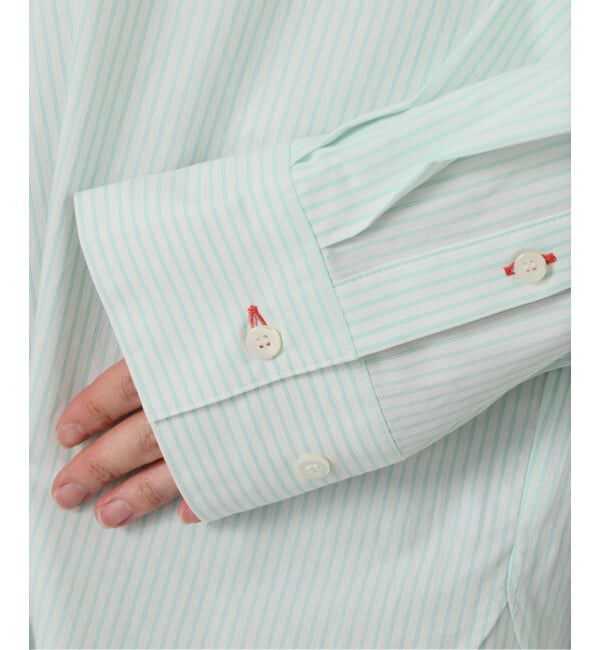 SLOBE IENA「カラーストライプオーバーシャツ」|シャツ・ブラウス|