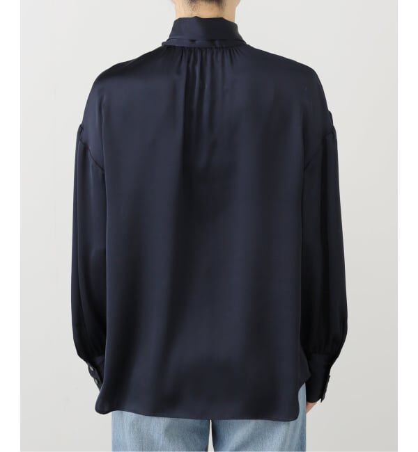 IENA「サテンボウタイブラウス」|シャツ・ブラウス|