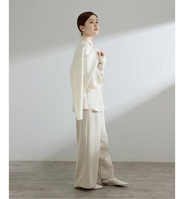 IENA「サテンボウタイブラウス」|シャツ・ブラウス|