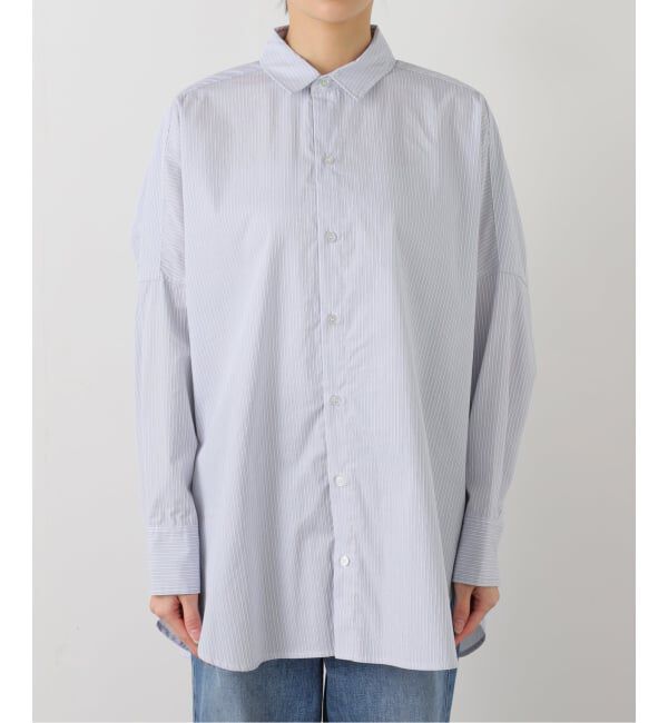 SLOBE IENA「オーバーサイズシャツ」|シャツ・ブラウス|サックスブルー B