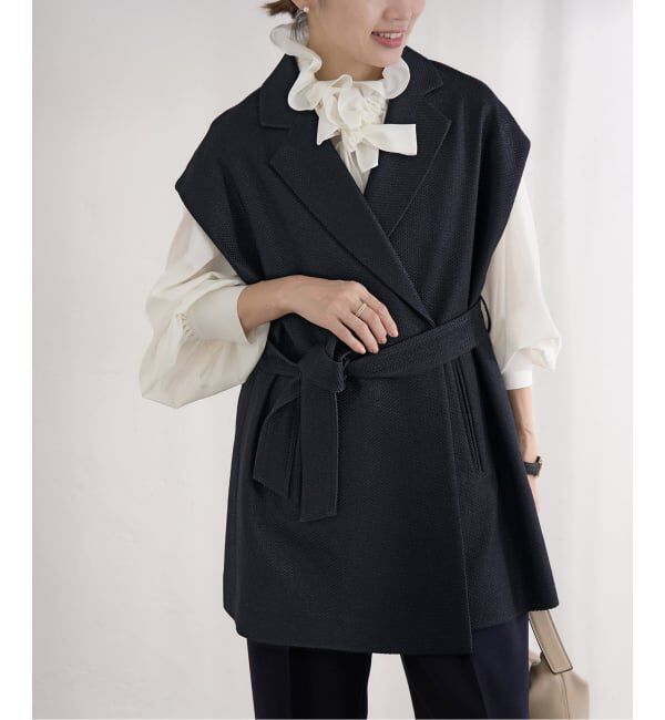 IENA「&NAVY ツイーディーサッシュジレ」|その他|