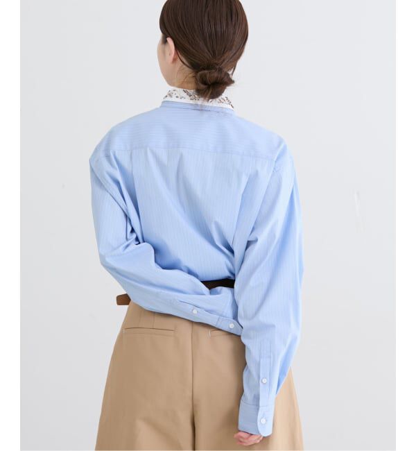 IENA「2wayビジュークレリックシャツ」|シャツ・ブラウス|