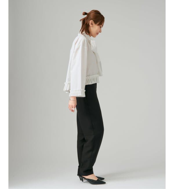 VERMEIL par iena「《予約》プリーツボウタイブラウス」|シャツ・ブラウス|